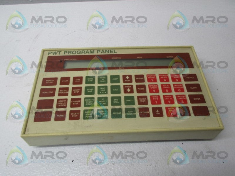 ANALOGIC 100-P-1-000 PWT PROGRAM PANEL  UNMP