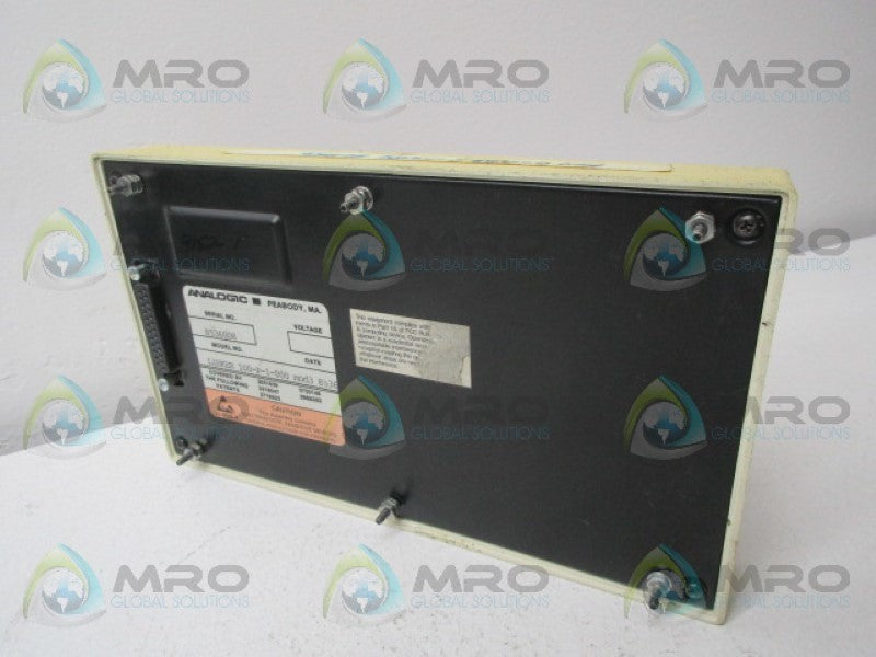 ANALOGIC 100-P-1-000 PWT PROGRAM PANEL  UNMP