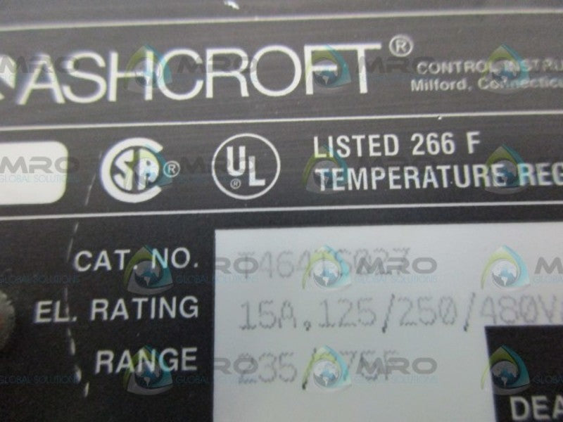 ASHCROFT T464TS027 235/375 NSNP