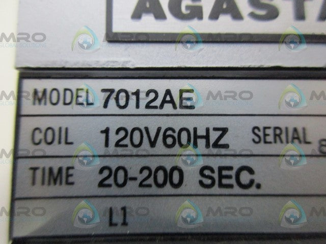 AGASTAT 7012AE TIMING RELAY *NEW NO BOX*