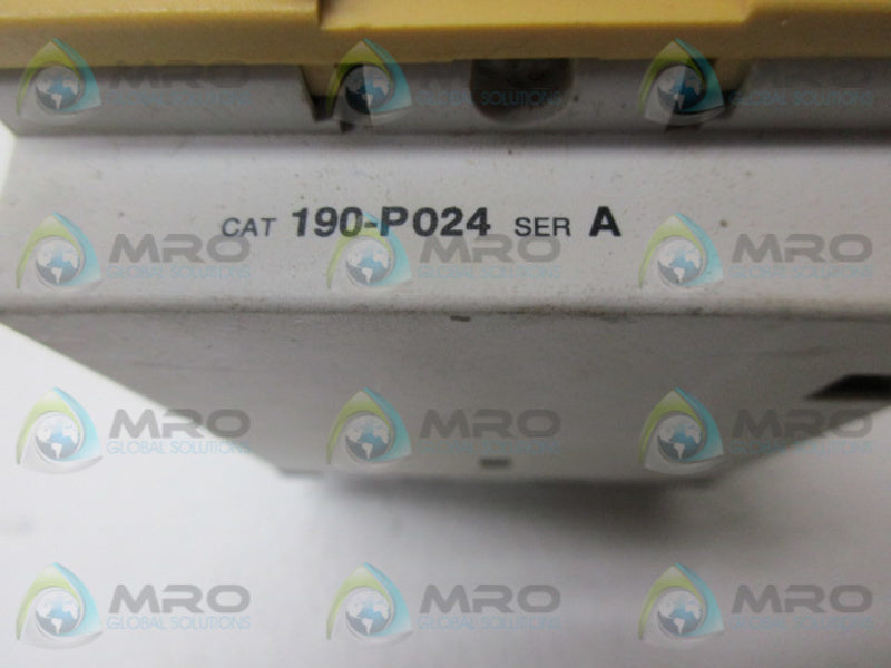 ALLEN BRADLEY 190-P024 SER. A TRIP UNIT  UNMP