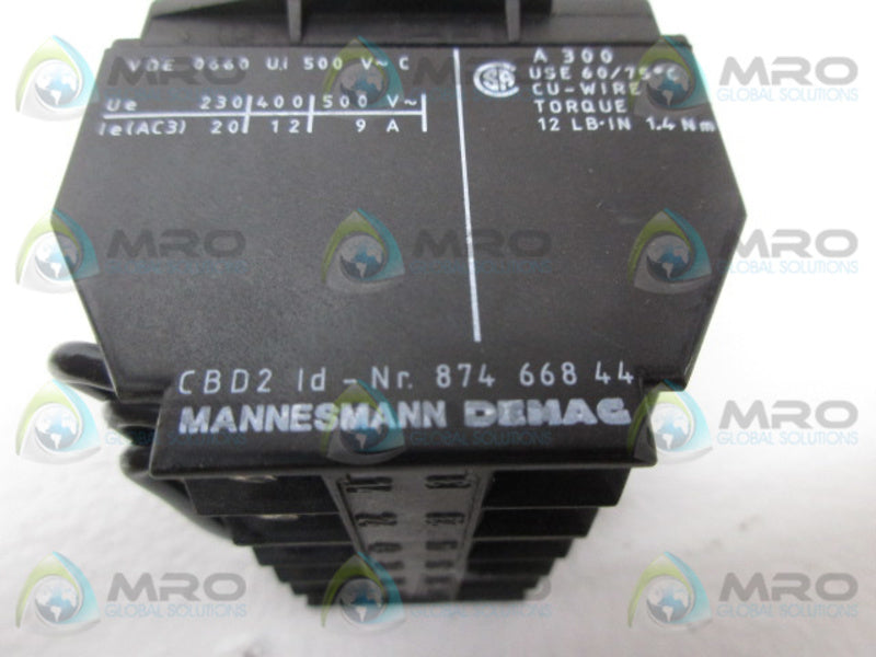 MANNESMANN 87466844 DOUBLE SWITCH *NEW NO BOX *