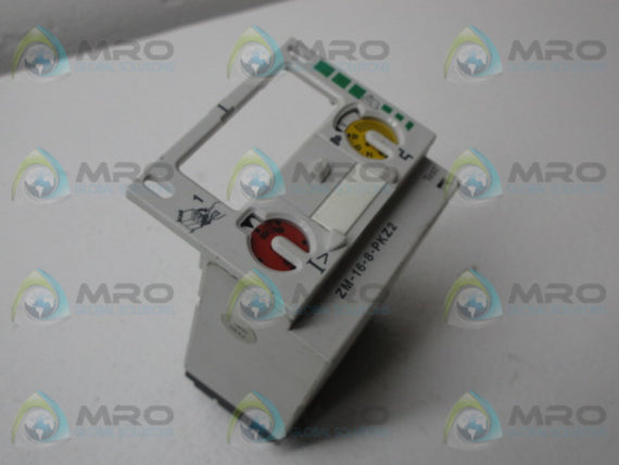KLOCKNER MOELLER ZM-16-8-PKZ2 MOTOR PROTECTION TRIP BLOCK * USED *