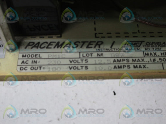 CLEVELAND MOTION CONTROL  PM1C  DRIVE * USED *