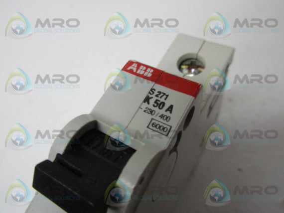 ABB S271-K50A CIRCUIT BREAKER * NEW NO BOX *