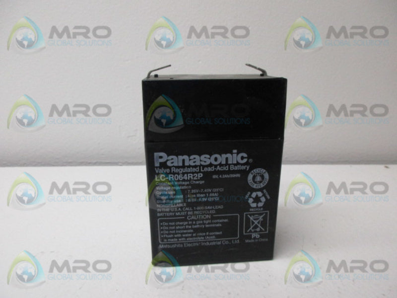 PANASONIC LC-R064R2P SEALED LEAD ACID  UNMP