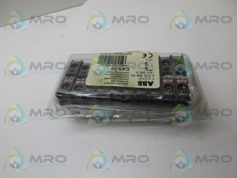 ABB CA5-01 AUXILIARY CONTACT (PKG OF 10)* NEW IN ORIGINAL PACKAGE *