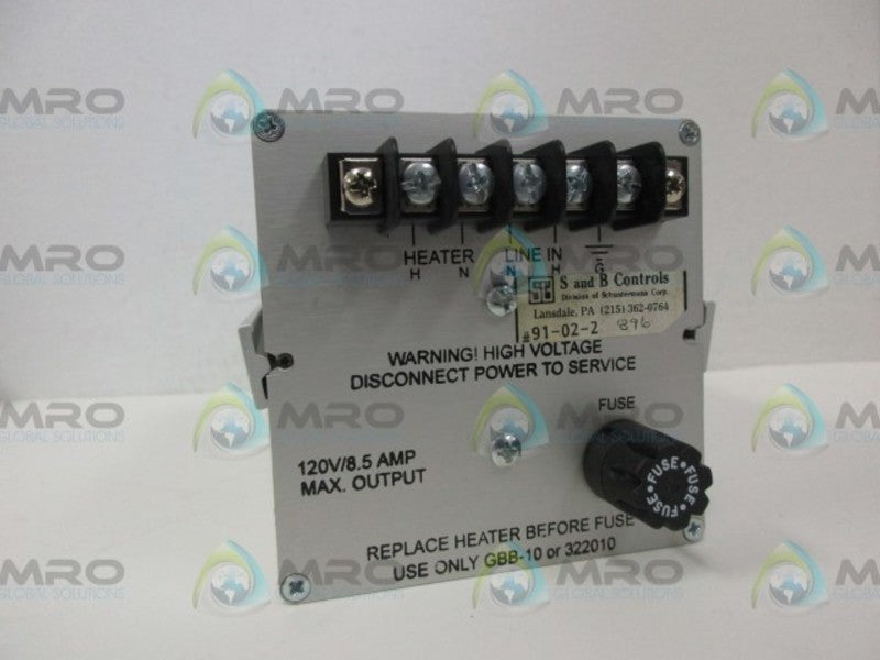 S&B CONTROLS 91-02-1 NSNP