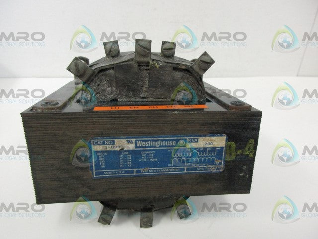 WESTINGHOUSE 1F0991 MTA CONTROL TRANSFORMER *NEW NO BOX*