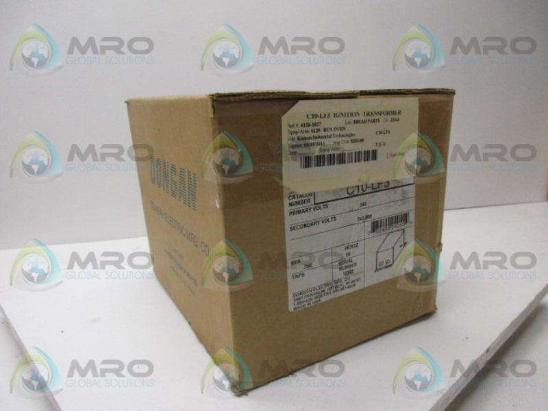 DONGAN C10-LF3 IGNITION TRANSFORMER * FACTORY SEALED *