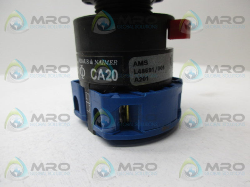KRAUS &NAMIER CA20 AMS A201 ROTARY SWITCH  NSNP