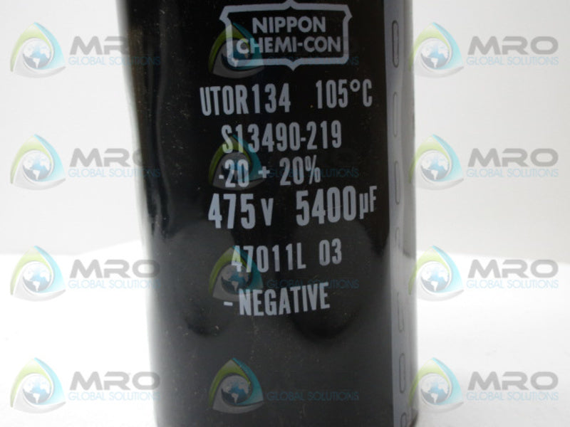 NIPPON CHEMI-CON S13490-219 CAPACITOR 475V 5400uF  UNMP