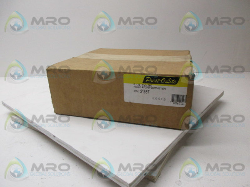 PREST-O-LITE 21557 R-33-FM-580 REGULATOR * FACTORY SEALED *