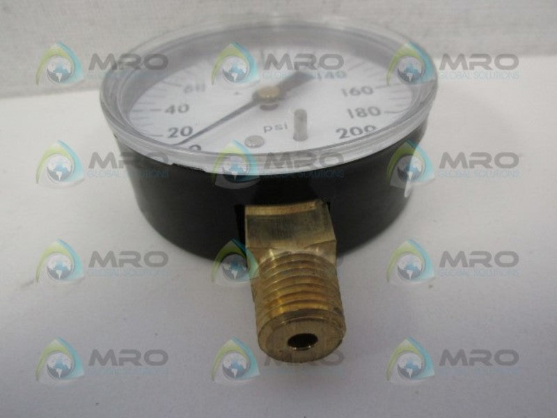 ASHCROFT 436-08 0-200 GAUGE *NEW NO BOX*