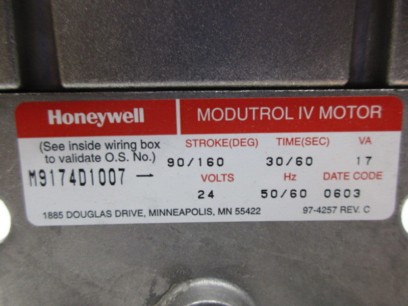 HONEYWELL M9174D1007 MODUTROL IV MOTOR * NEW IN BOX  *