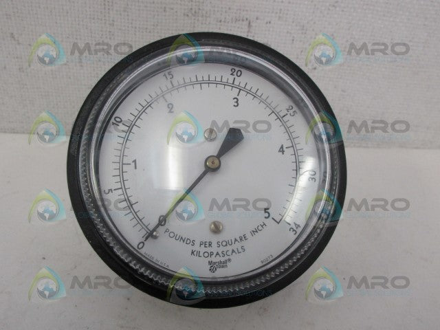 MARSHALL TOWN 90273 GAUGE 0-5 *NEW NO BOX*