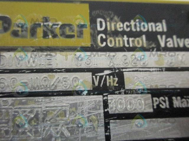 PARKER DIVW1E-Y31-X1920-JM DIRECTIONAL CONTROL VALVE *NEW NO BOX*