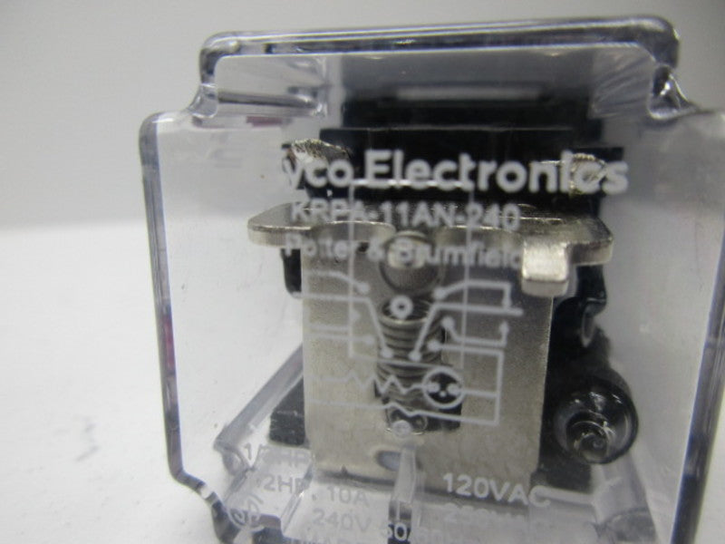 TYCO ELECTRONICS KRPA-11AN-240 RELAY 240V * USED*