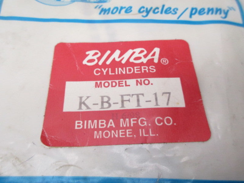 BIMBA K-B-FT-17 CYLINDER REPLACEMENT KIT * NEW IN FACTORY BAG *