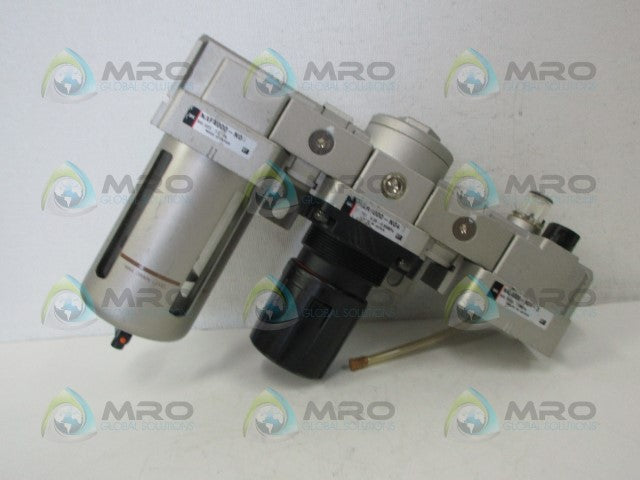 SMC NAL4000-N04-3 AIR FILTER/REGULATOR/LUBRICATOR *USED*