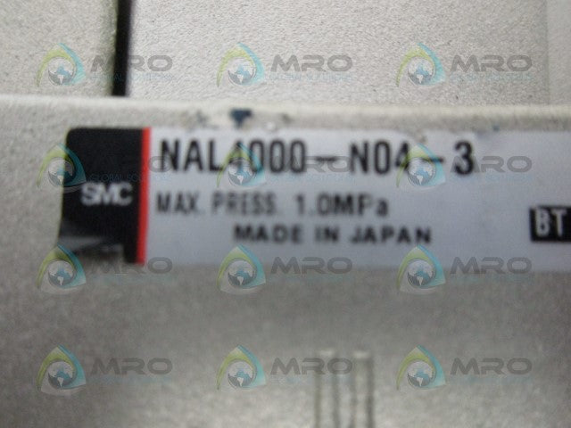 SMC NAL4000-N04-3 AIR FILTER/REGULATOR/LUBRICATOR *USED*