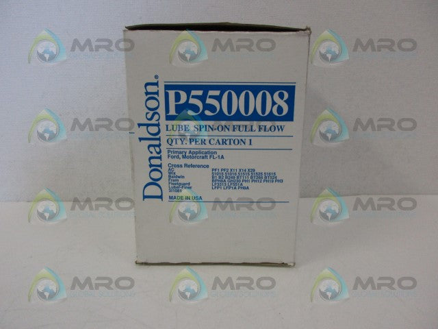 DONALDSON P550008 LUBE FILTER *NEW IN BOX*