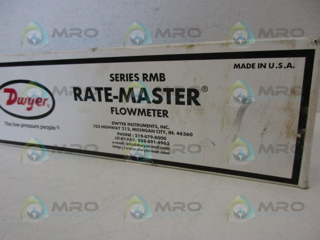 DWYER RMB-83-SSV FLOWMETER *USED*