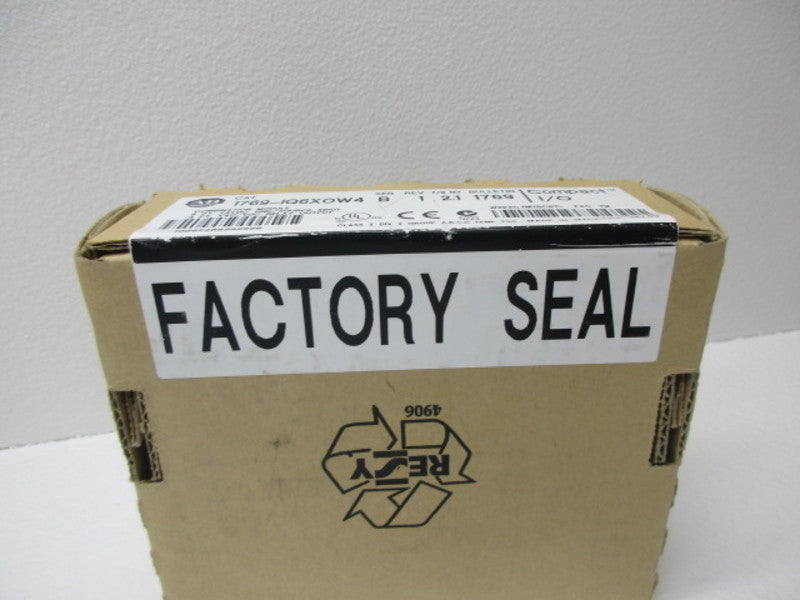 ALLEN BRADLEY 1769-IQ6XOW4 SER. B F/W 2.1 ANALOG DATE: 2003 * FACTORY SEALED *