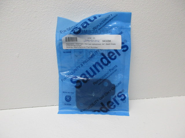 SAUNDERS DA020S5 DIAPHRAGM * NEW IN FACTORY BAG *