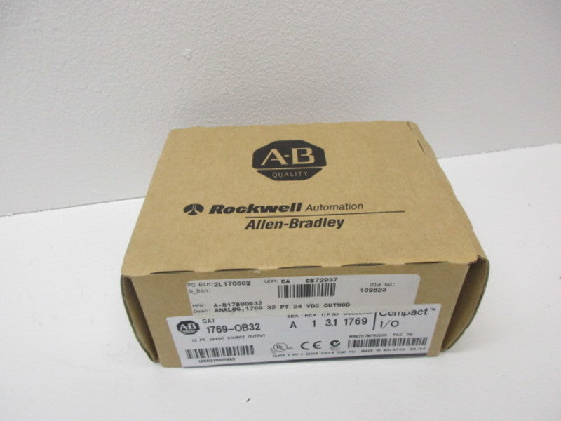 ALLEN BRADLEY 1769-OB32 SER. A F/W 3.1 DATE: 2004 * FACTORY SEALED *