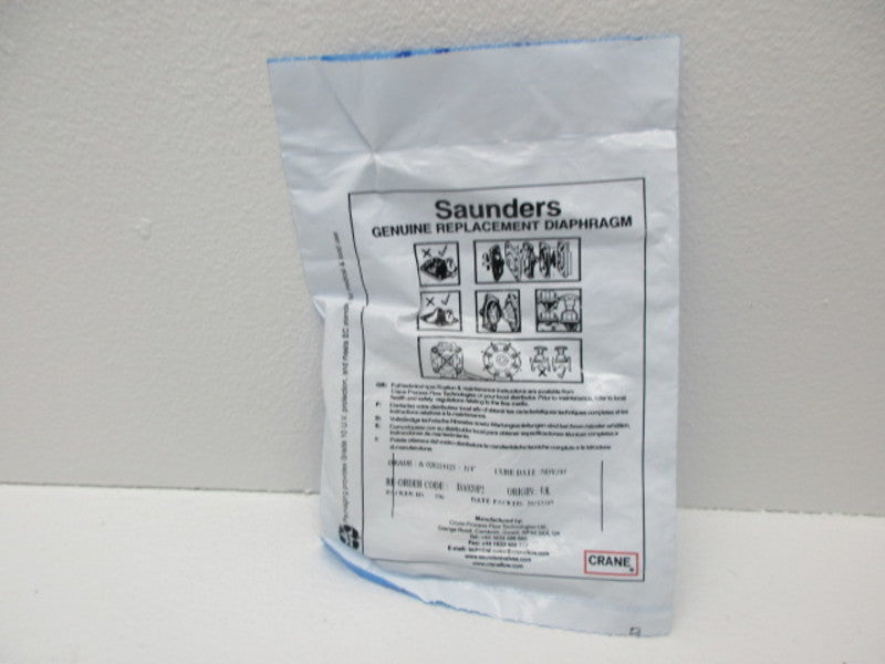 SAUNDERS DA020P2 DIAPHRAGM * NEW IN FACTORY BAG *