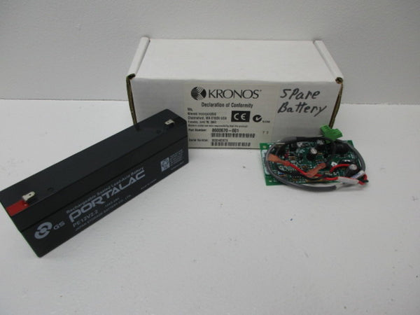 KRONOS 8600670-001 BATTERY KIT W/BOARD  NSMP
