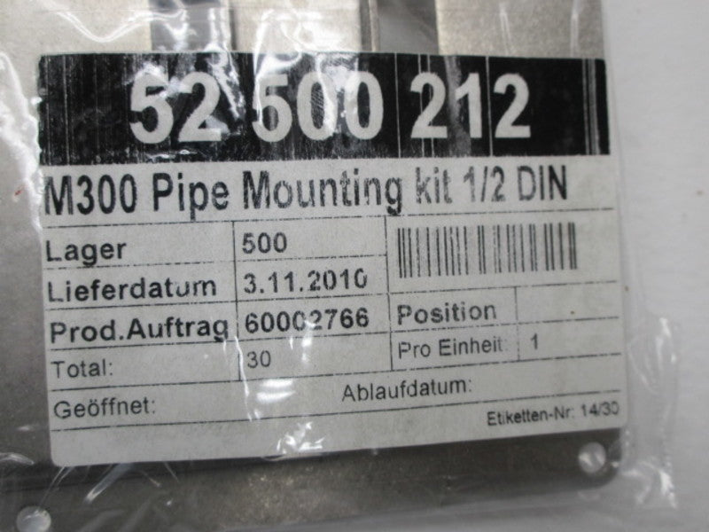 METTLER TOLEDO 52-500-212 M300 PIPE MOUNTING KIT * NEW IN FACTORY BAG *