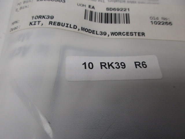 WORSESTER 10RK39R6  * NEW IN FACTORY BAG *