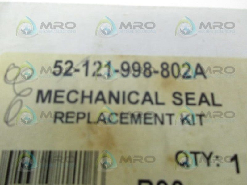 ITT BELL & GOSSETT 52-121-998-802A MECHANICAL SEAL REPLACEMENT KIT *NEW IN BOX*