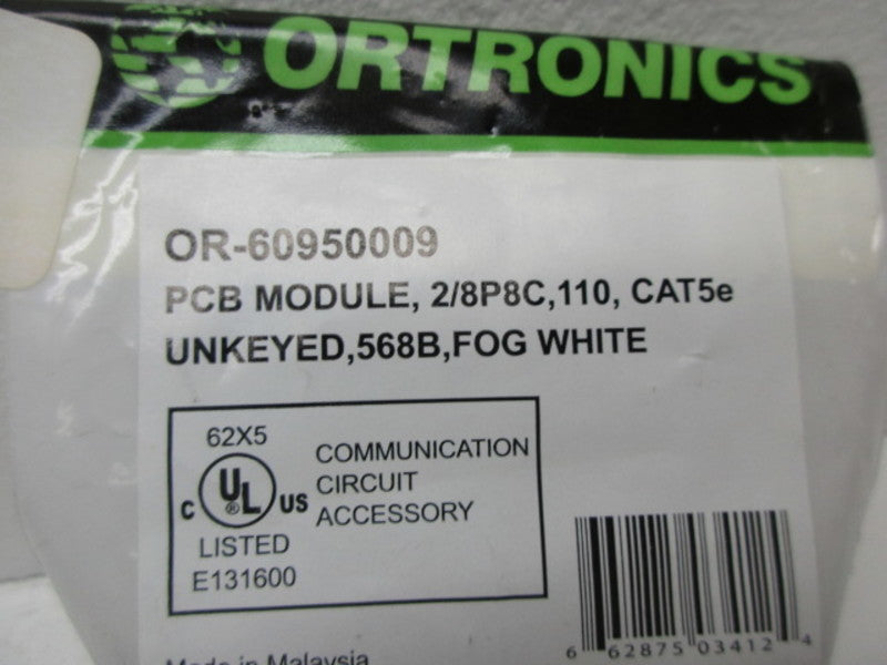 ORTRONICS OR-60950009 MODULE * NEW IN FACTORY BAG *