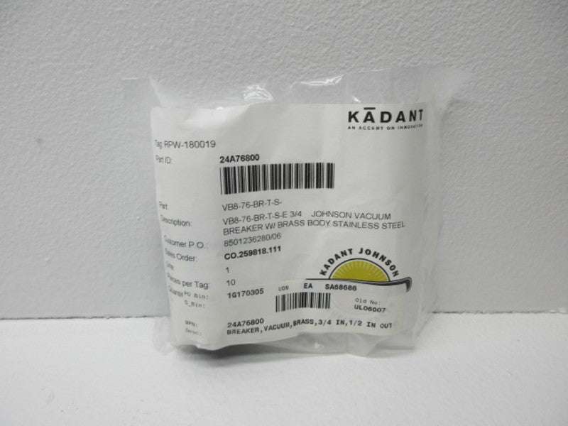 KADANT VB8-76-BR-T-S-E  * NEW IN FACTORY BAG *