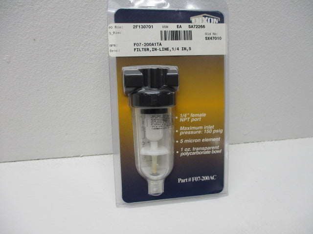DIXON F07-200AC  * NEW IN ORIGINAL PACKAGE *