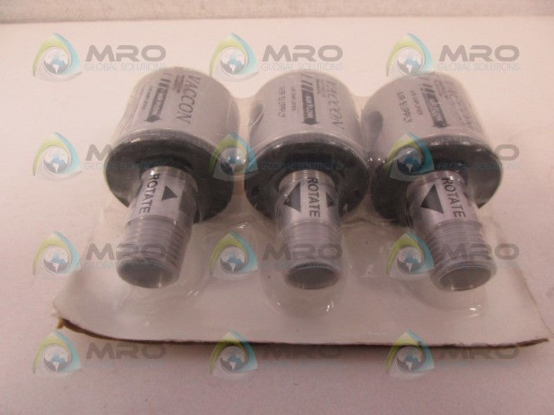 VACCON 800-848-8788 (PKG OF 3) AIR AMPLIFIER *NEW IN ORIGINAL PACKAGE*