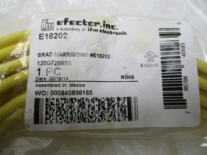 IFM EFECTOR E18202 * NEW IN FACTORY BAG *
