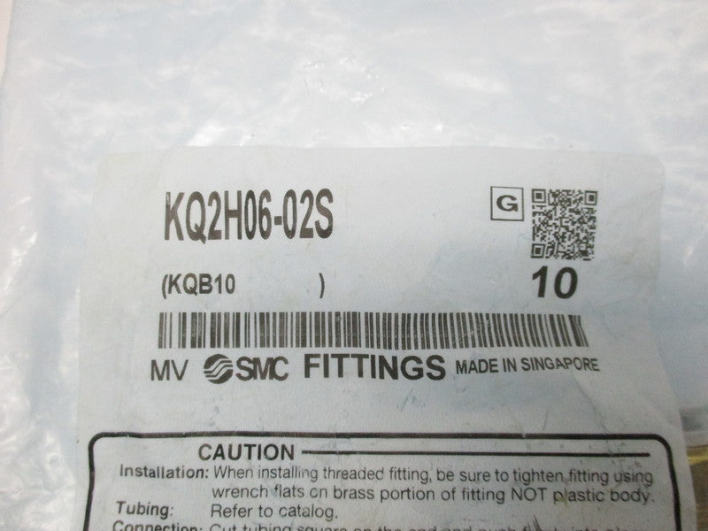 SMC KQ2H06-02S * NEW IN FACTORY BAG *