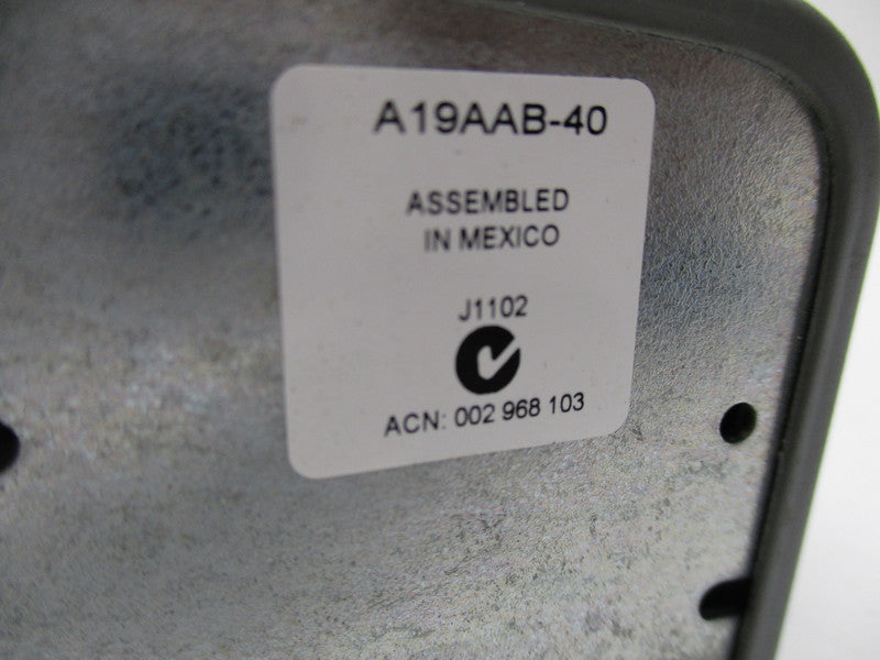 JOHNSON CONTROLS A19AAB-40C  NSMP