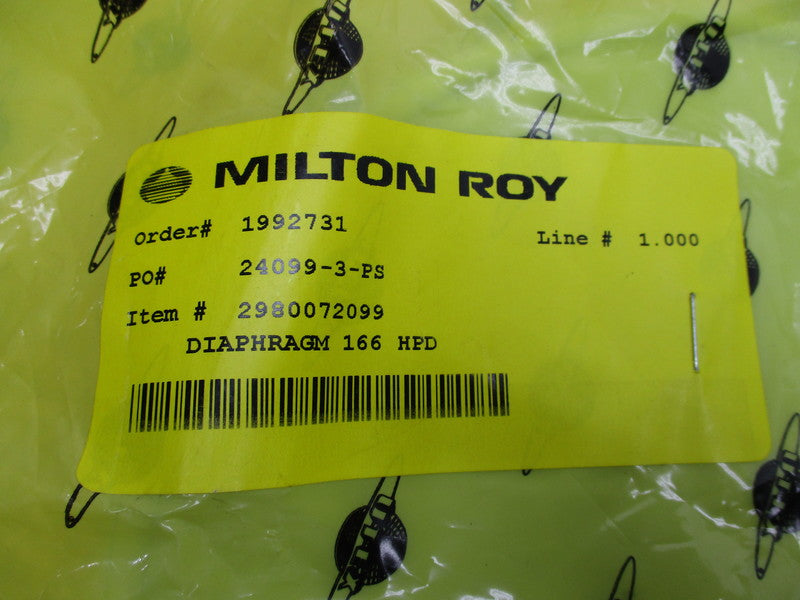 MILTON ROY 2980072099 * NEW IN FACTORY BAG *