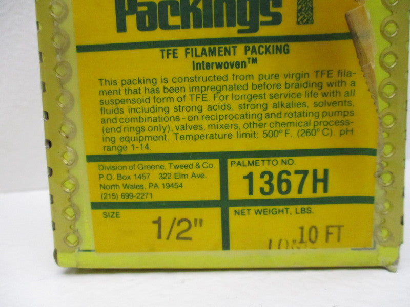 PALMLETTO PACKINGS 1367H  NSMP