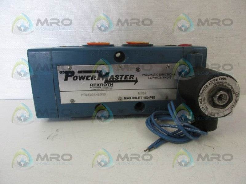 REXROTH PT64104-8500 PNEUMATIC DIRECTIONAL VALVE *NEW NO BOX*
