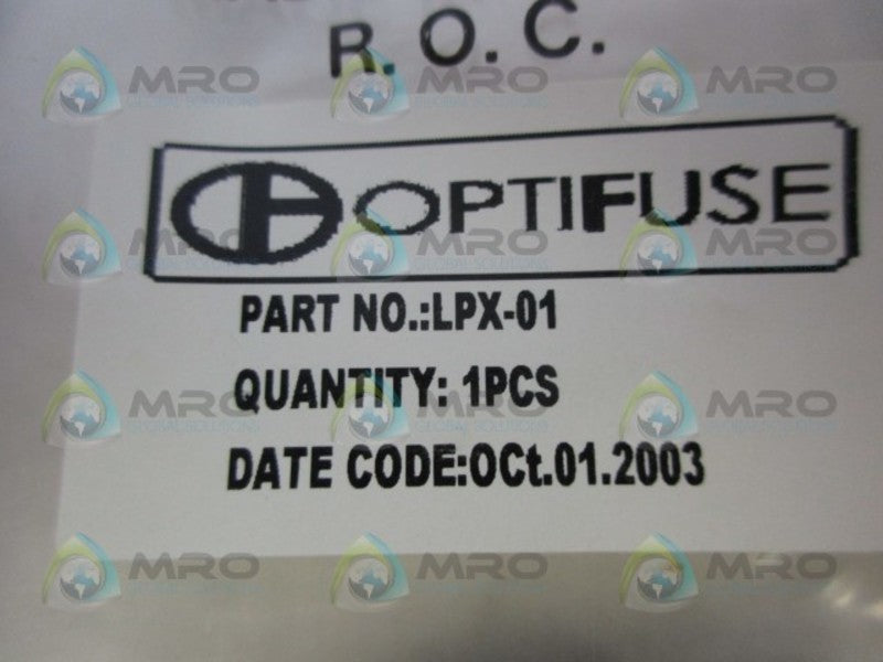 OPTIFUSE LPX-01 FUSE HOLDER MARINE BOAT *NEW IN ORIGINAL PACKAGE*