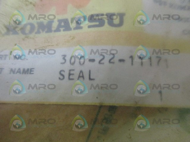KOMATSU 300-22-11171 SEAL *NEW IN ORIGINAL PACKAGE*