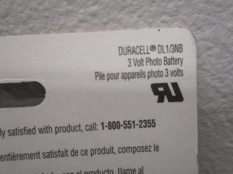 DURACELL DL1/3NB * NEW IN ORIGINAL PACKAGE *