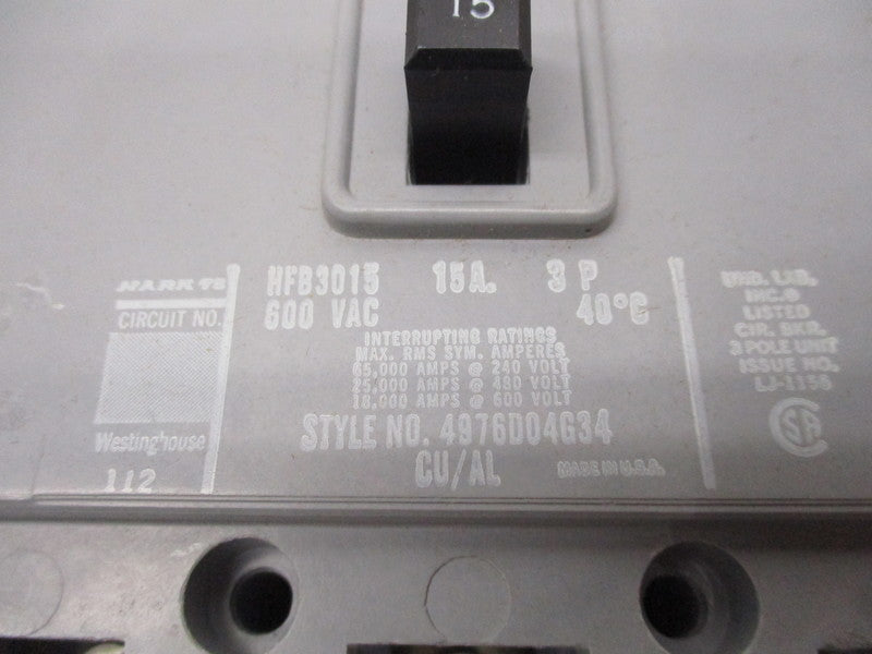 WESTINGHOUSE HFB3015 *USED *