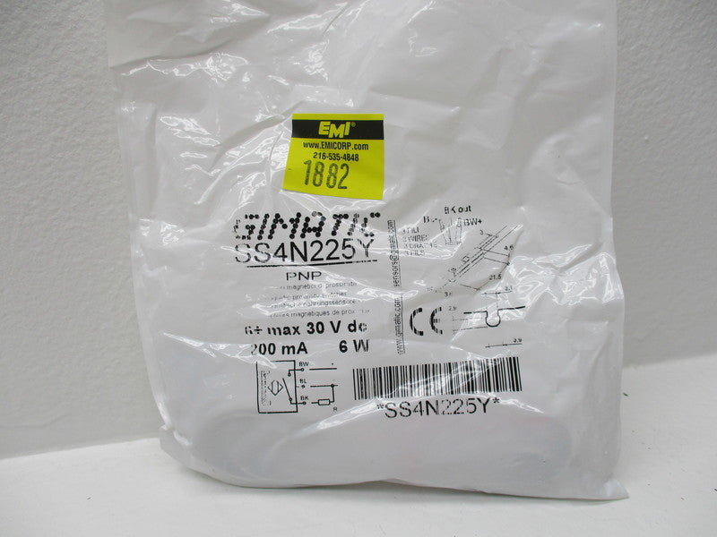 GIMATIC SS4N225Y * NEW IN FACTORY BAG *